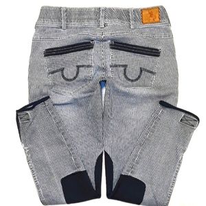 Stylish Striped Women's Jeans